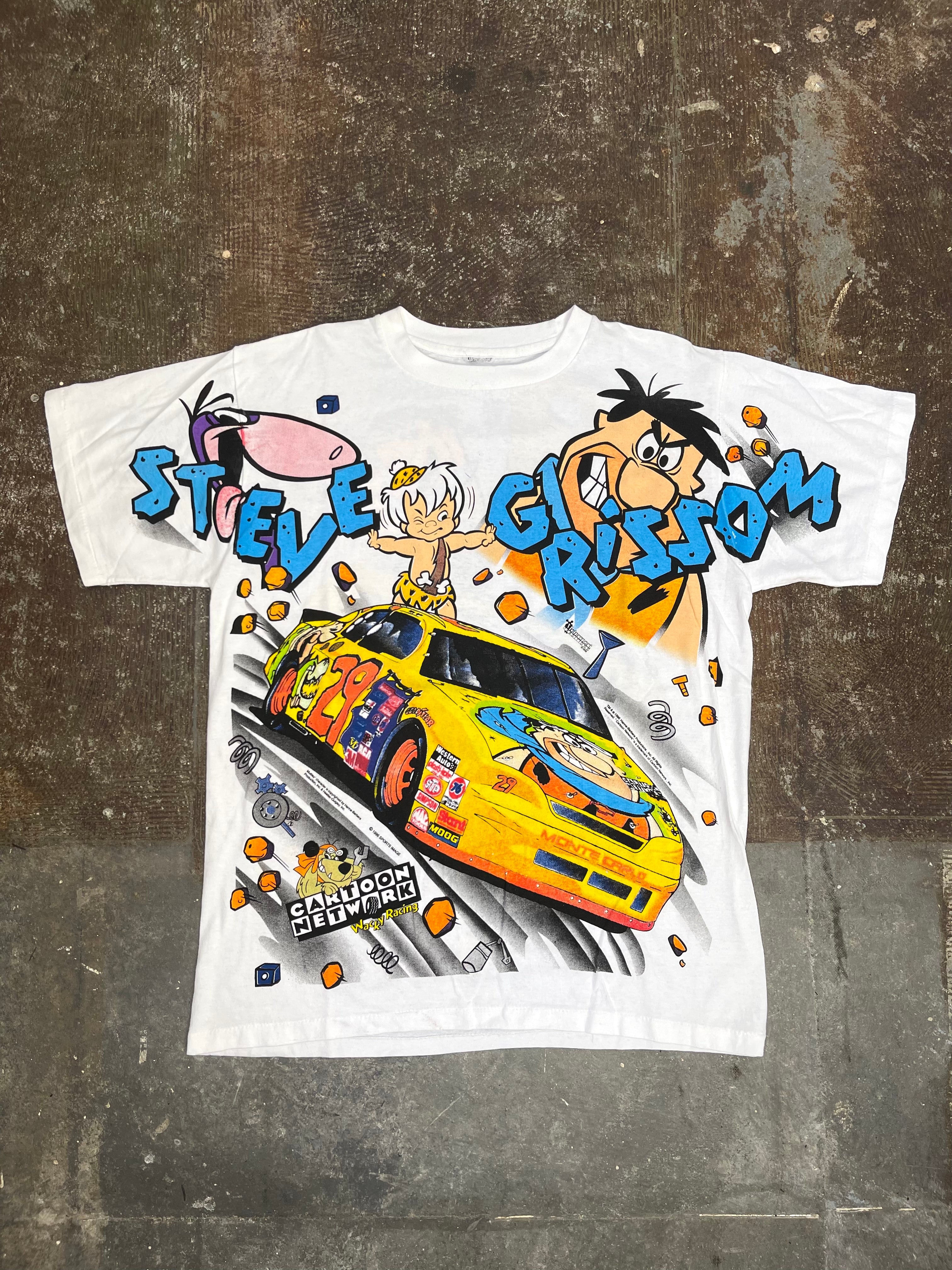 トップス Vintage The Flinstone WACKY RACES XLsize Vintage The Flinstone WACKY RACES XLsize