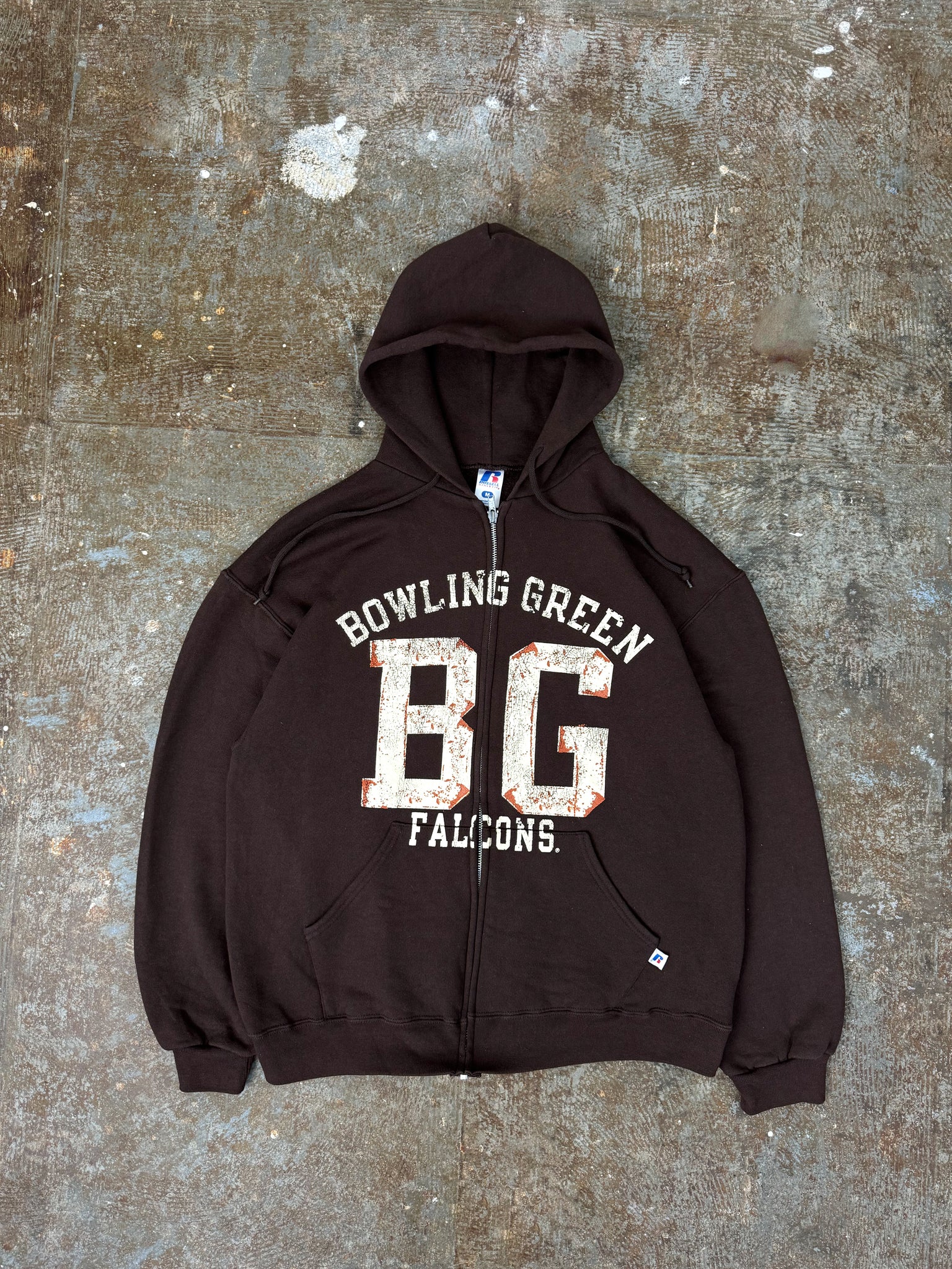 BOWLING GREEN FALCONS RUSSELL ZIP HOODIE