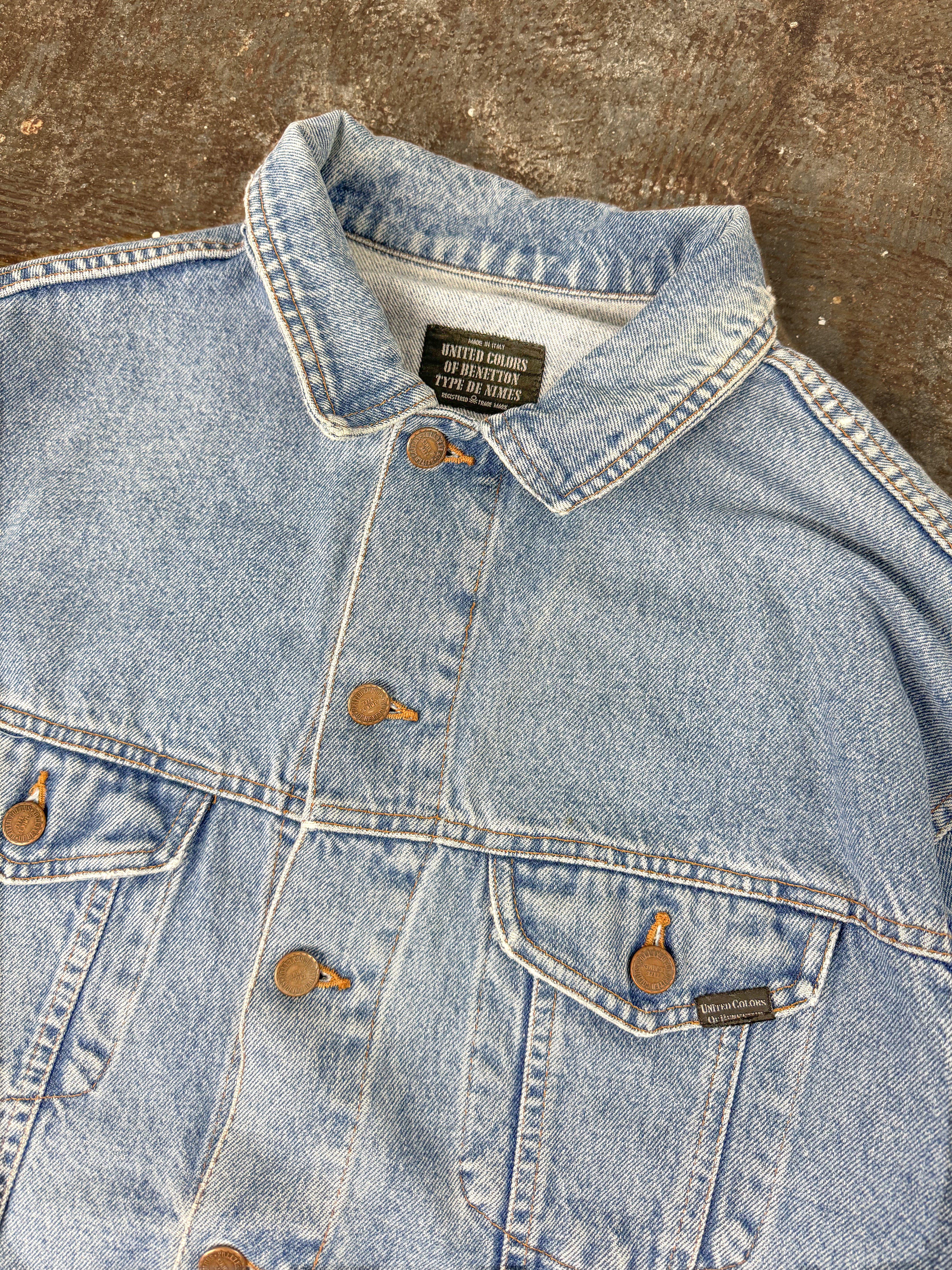 Jacket Veste En Jean Benetton UNITED COLORS OF BENETTON JEANS JACKET