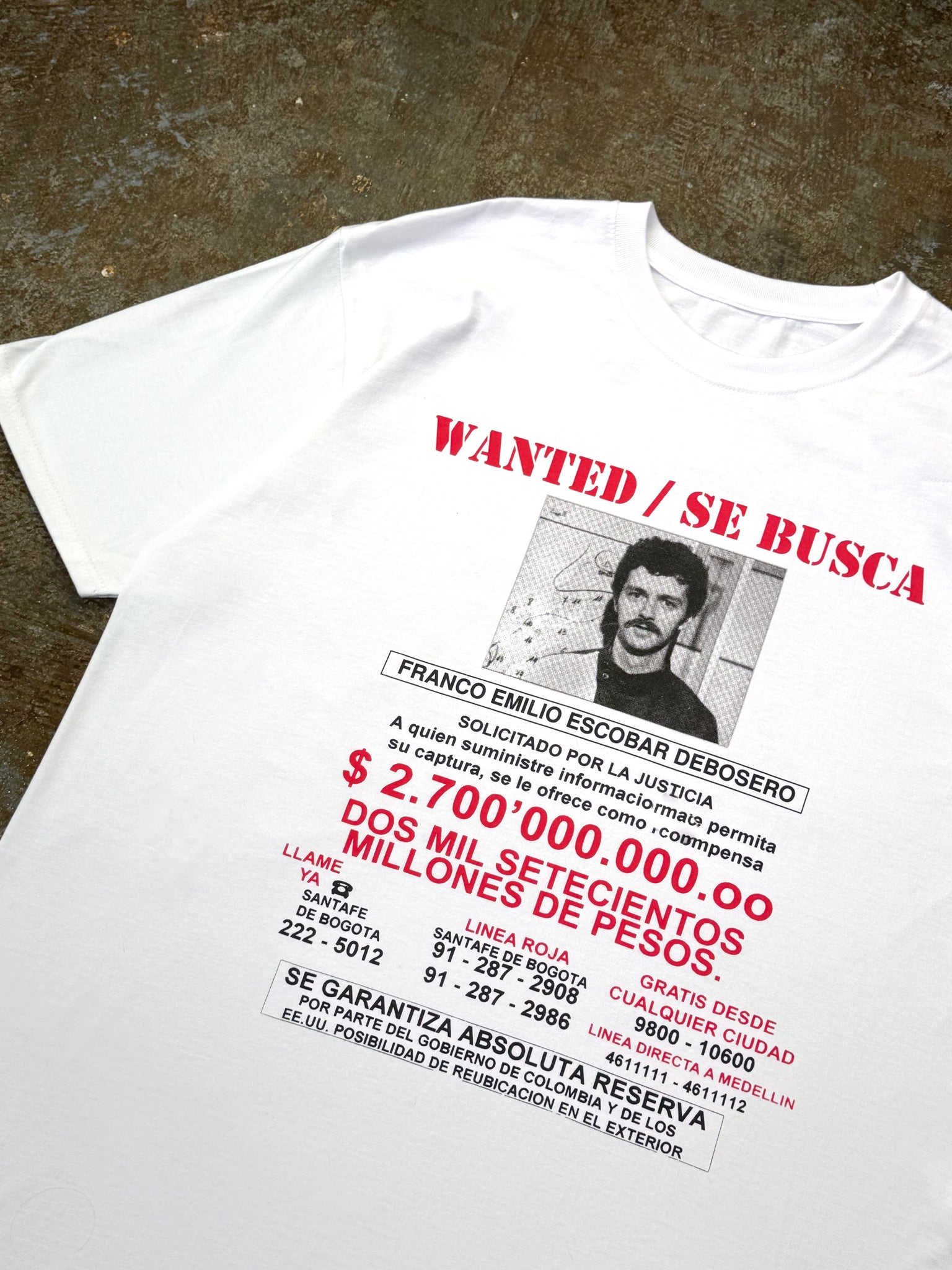 FRANCO EMILIO ESCOBAR DEBOSERO T-SHIRT