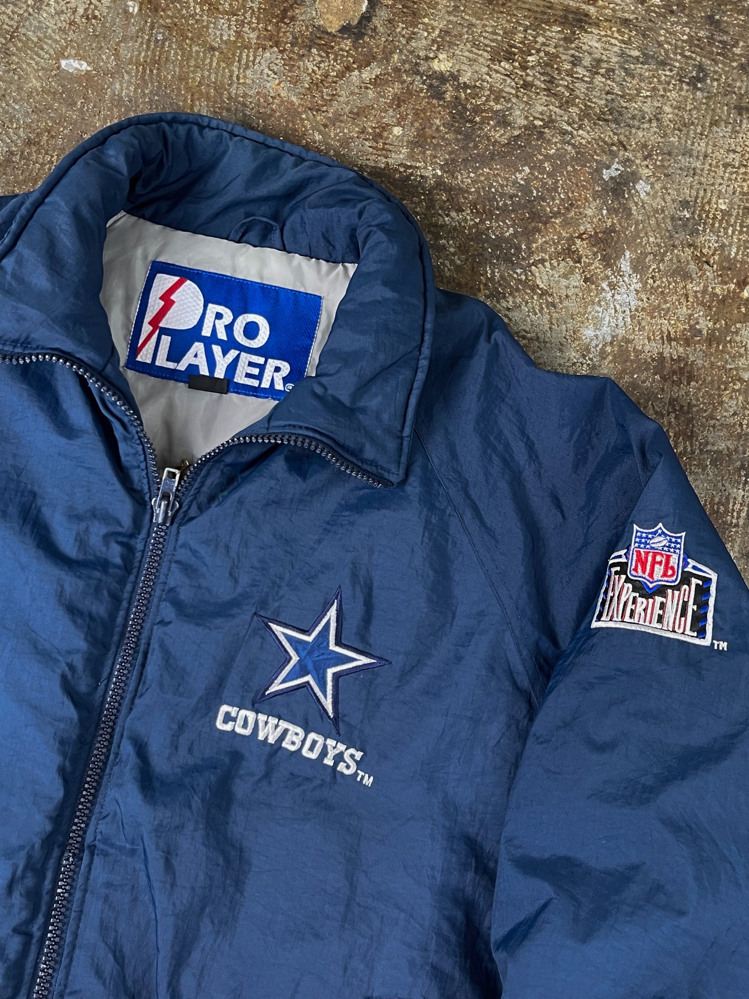 COWBOYS PRO PLAYER PUFFERED JACKET
