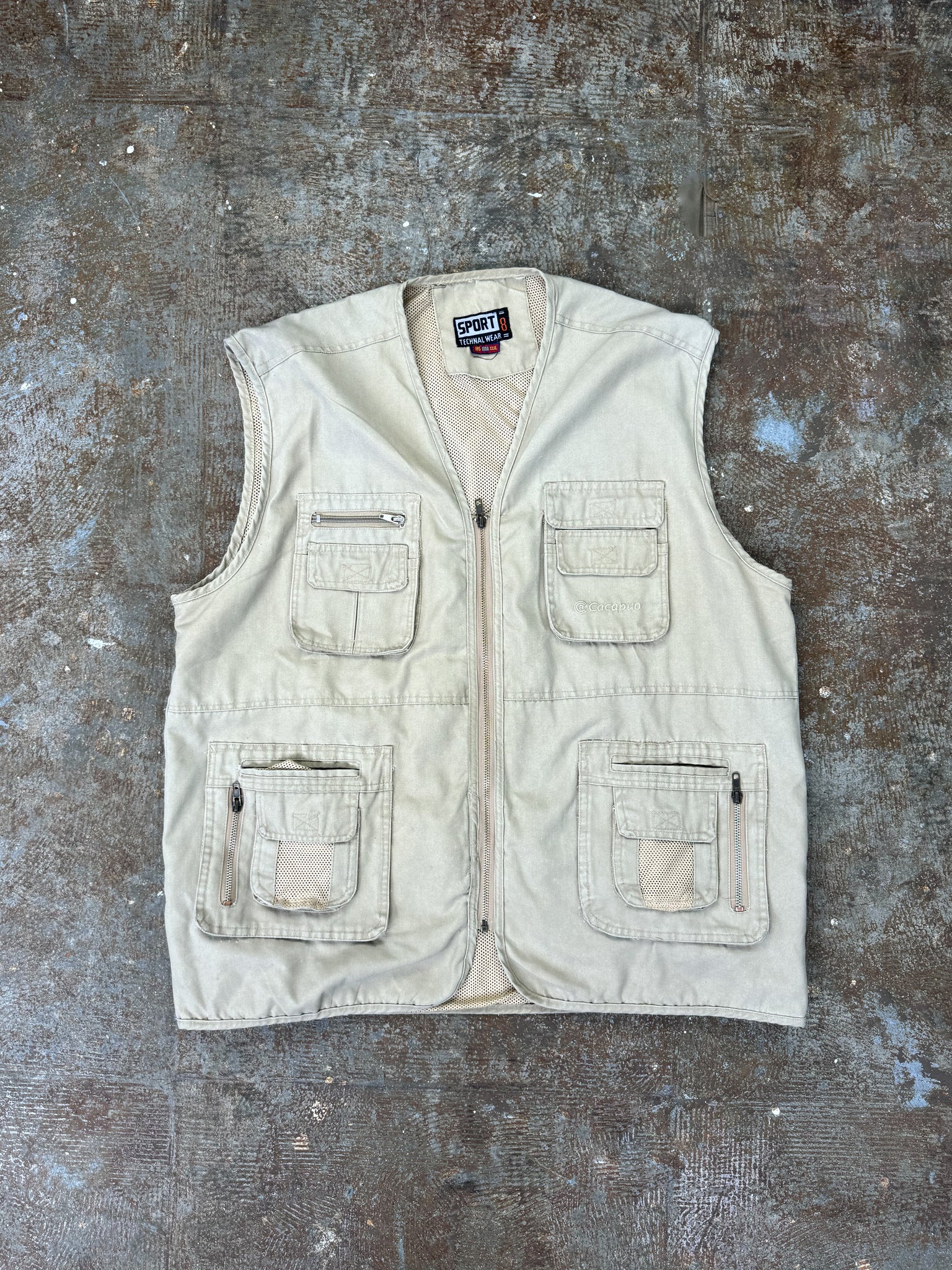 SLEEVELESS SAFARI JACKET