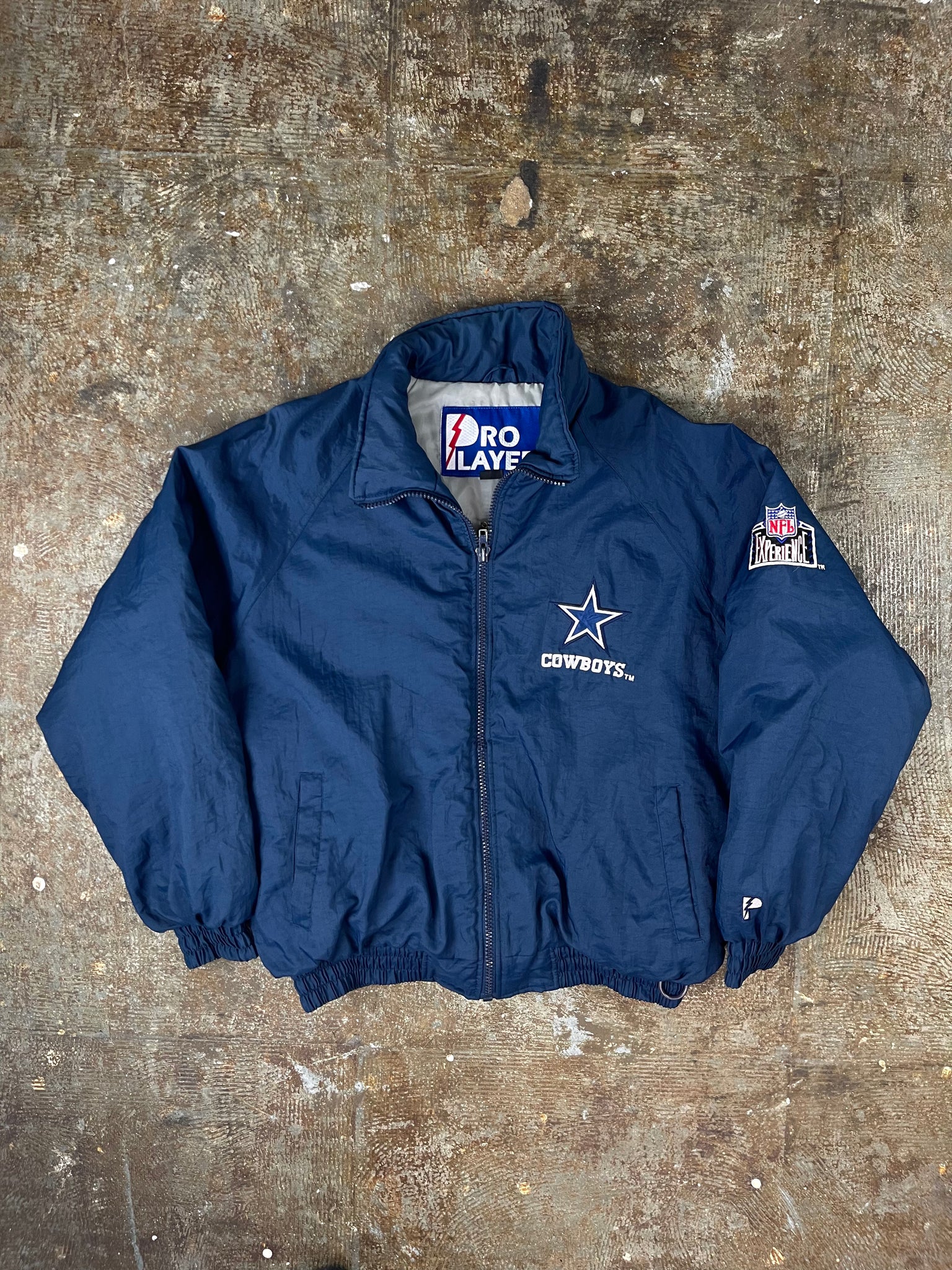 COWBOYS PRO PLAYER PUFFERED JACKET