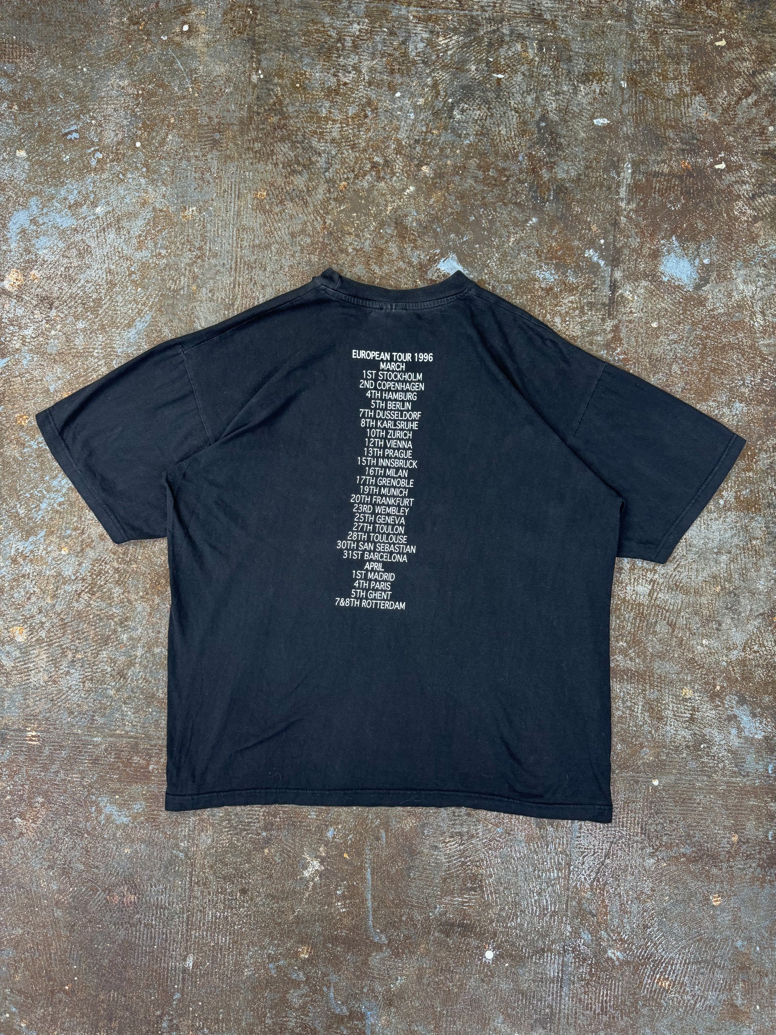 LENNY KRAVITZ 1996 EUROPEAN TOUR T-SHIRT