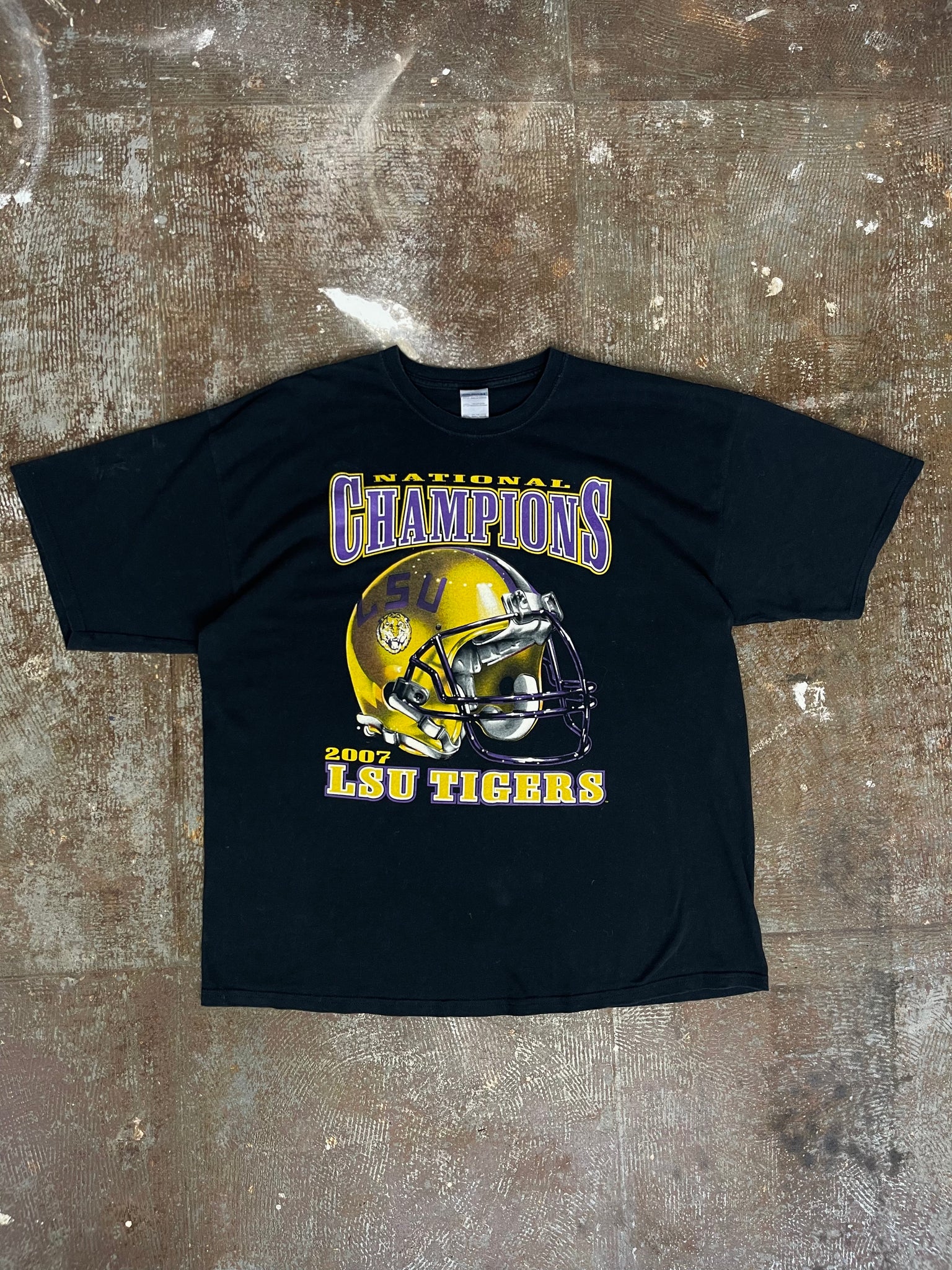 LSU TIGERS NATIONAL CHAMIONS 2007 T-SHIRT
